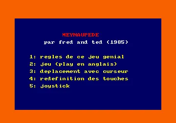 Meynaupede (F) (1985) [Hebdogiciel] screen shot title